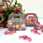 جعبه شکلات طرح چایخانه - بسته 50 عددی