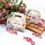 جعبه  شکلات طرح من بچه شیعه هستم - شله زرد پزان - بسته 50 عددی