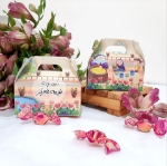 جعبه  شکلات طرح من بچه شیعه هستم - شله زرد پزان - بسته 50 عددی