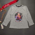 تصویر  تیشرت دخترانه آستین بلند طرح زائر کوچلو