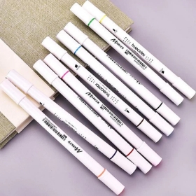 تصویر  ماژیک طراحي و نقاشی 12 رنگ دو سر