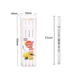 تصویر  ماژیک طراحي و نقاشی 12 رنگ دو سر