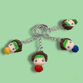 تصویر  جاسوئیچی عروسکی طرح یا علی مدد - پسرانه