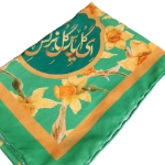 روسری  طرح ای گل یاس گل نرگس تو می آید- گل نرگس - قواره 140