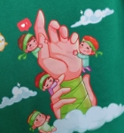 تصویر  تیشرت آستین کوتاه سبز طرح بیعت / پسرانه