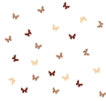 تصویر  پروانه چوبی تزیینی / بسته 30 عددی