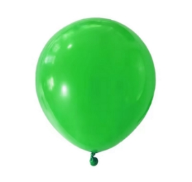 تصویر  بادکنک سبز بدون نوشته - بسته 10 عددی