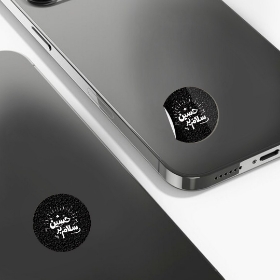 تصویر  استیکر ژله ای طرح سلام بر حسین