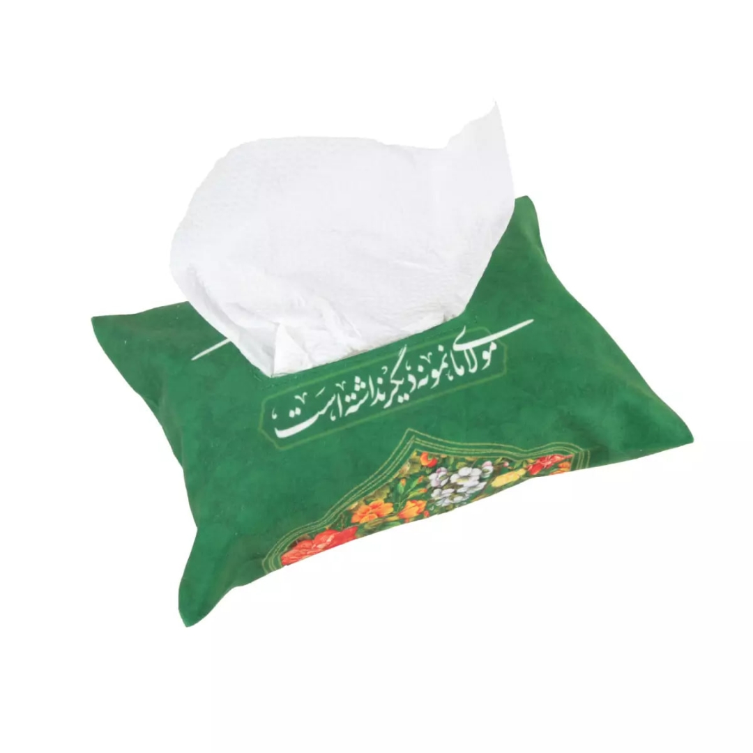 کاور دستمال کاغذی طرح مولای ما نمونه ای دیگر نداشته است - سبز