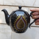 قوری مشکی طرح یا اباعبدالله - یا ابالفضل - محرم