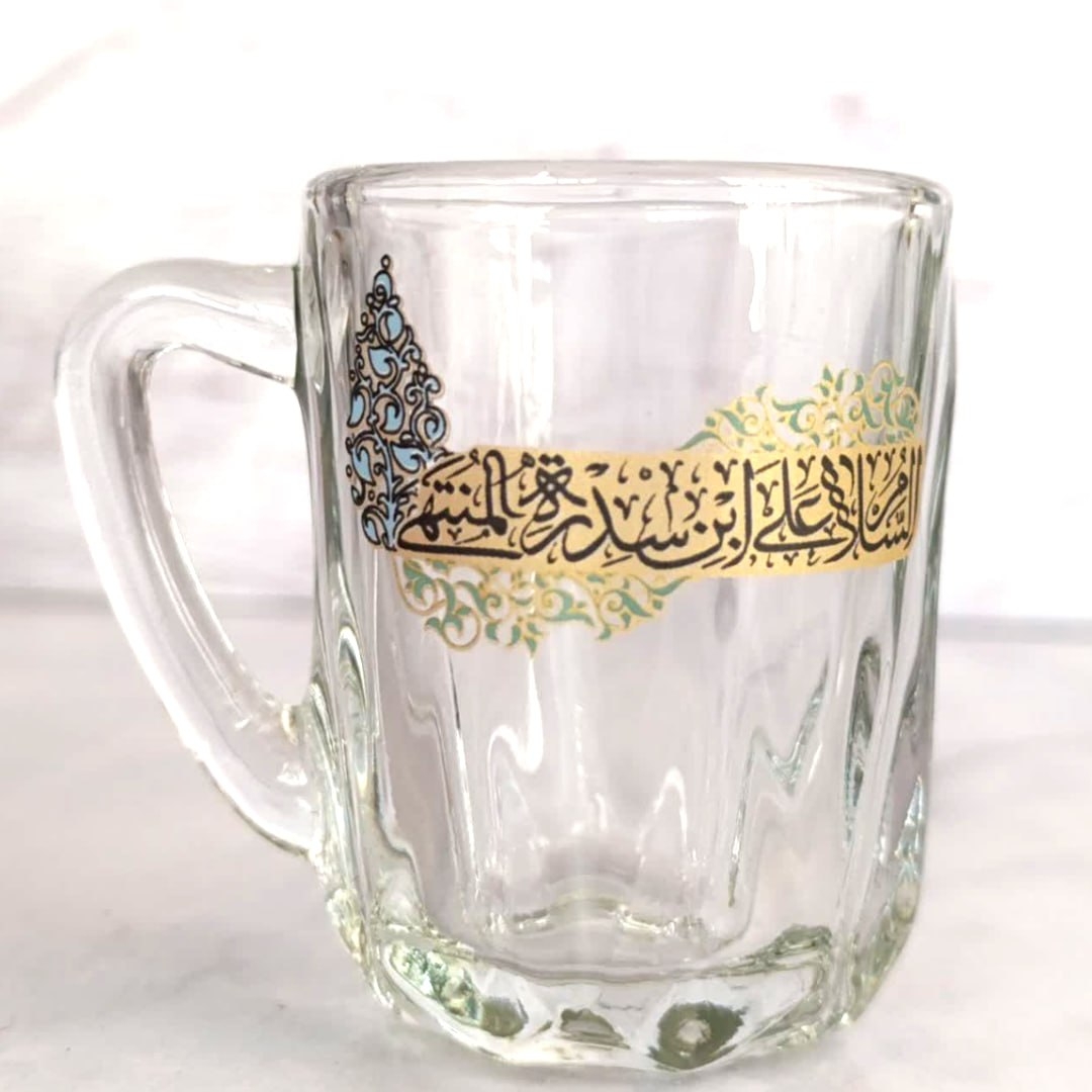 لیوان دسته دار طرح السلام علی ابن سدره المنتهی - محرم