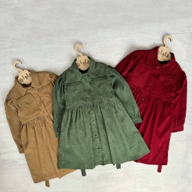 تصویر  پیراهن دخترانه / سبز