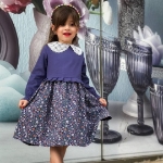 تصویر  پیراهن دخترانه / بنفش