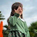 تصویر  پیراهن دخترانه / سبز