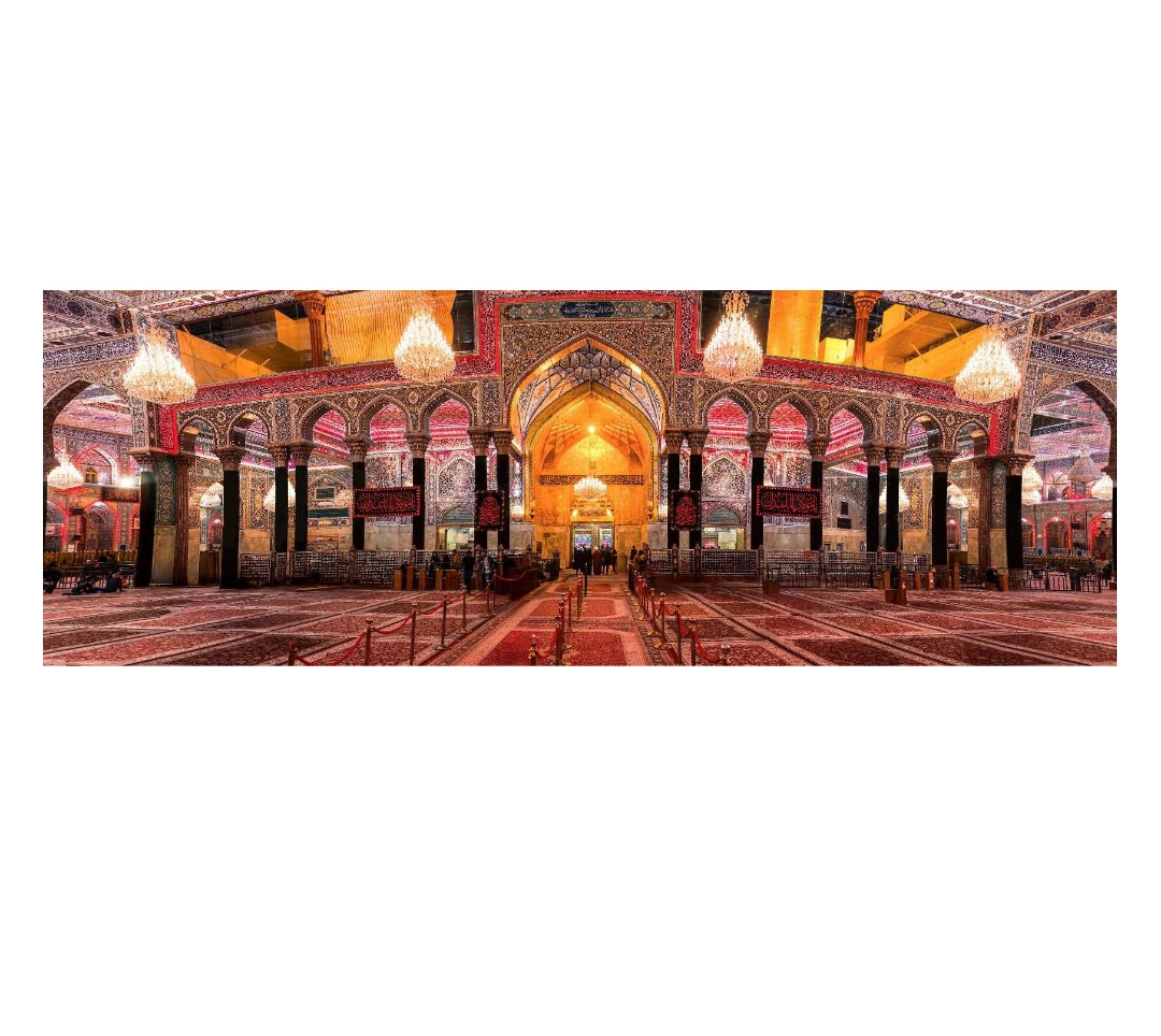 تصویر  کتیبه تصویری باب القبله / 70*200