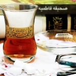 استکان کمر باریک طرح السلام علیک یا فاطمه الزهرا - فاطمیه