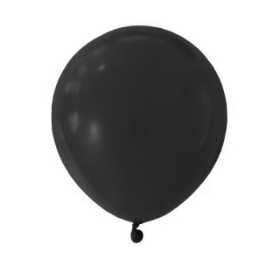 تصویر  بادکنک مشکی بدون نوشته - بسته 10 عددی