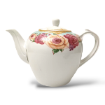 قوری چینی طرح گل - 2 لیتر