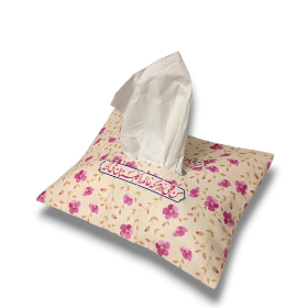 کاور دستمال کاغذی مخمل من گلی دارم که عالم را گلستان می کند