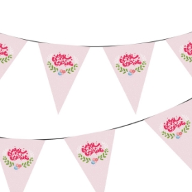 ریسه ساتن مثلثی طرح سلام بر مادر خوبی ها