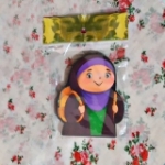 تصویر  آینه چوبی دخترانه طرح های حجاب