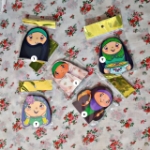 تصویر  آینه چوبی دخترانه طرح های حجاب