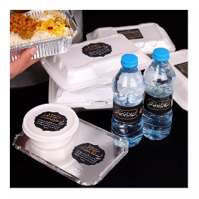 برچسب بطری آب - طرح آب مهریه مادر پهلو شکسته - بسته 50 عددی