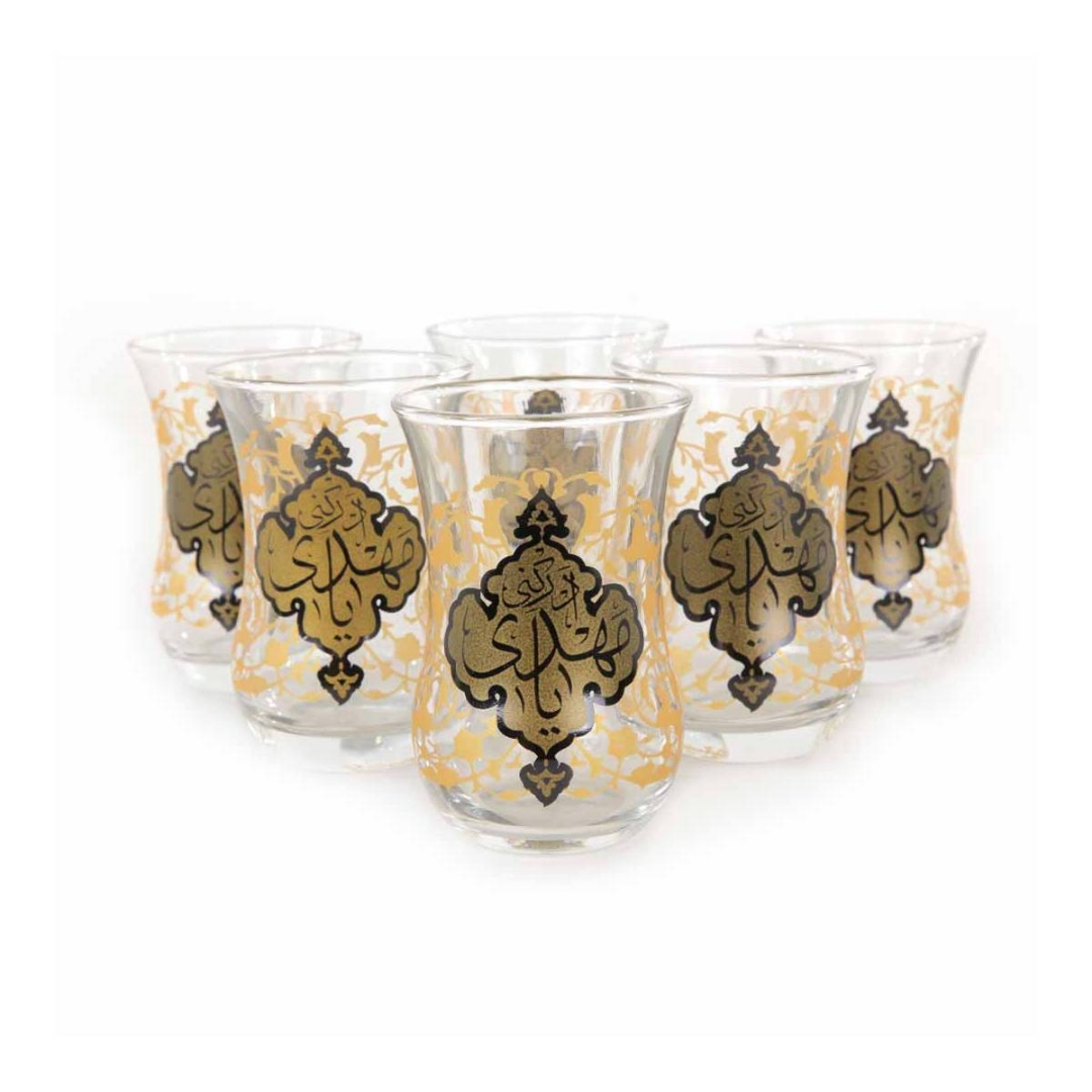 استکان کمر باریک طرح یا مهدی ادرکنی - نیمه شعبان