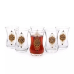 استکان کمر باریک طرح یا زینب کبری - محرم