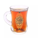 استکان کمر باریک دسته دار طرح یا زینب الکبری - محرم