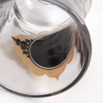 استکان کمر باریک دسته دار طرح حسین منی انا من حسین - محرم