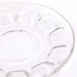 نعلبکی شیشه ای طرح انگشتی