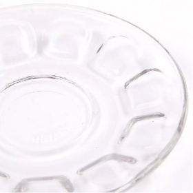 نعلبکی شیشه ای طرح انگشتی