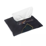 کاور دستمال کاغذی مخمل هر حسینیه که بر پاست ز صبر حسن است