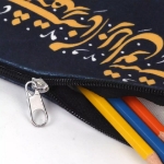 جامدادی پارچه ای طرح دنیا چقدر تشنه نام زلال توست یا صاحب الزمان