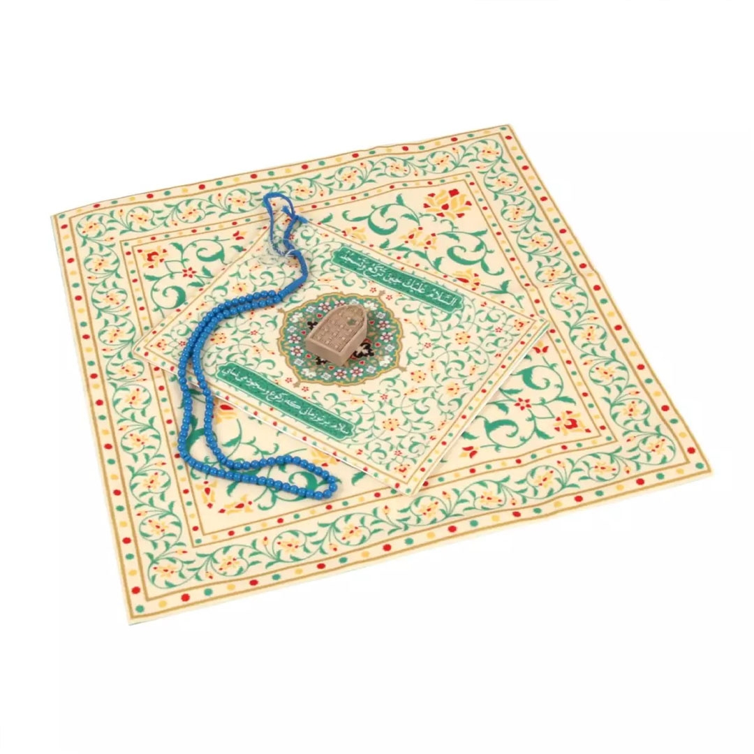 تصویر  جانماز دو تیکه طرح محراب