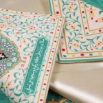 تصویر  جانماز دو تیکه طرح محراب