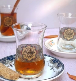 استکان کمر باریک طرح یا زینب کبری - محرم