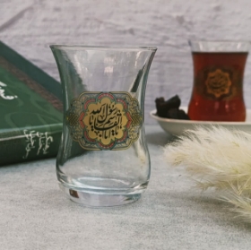 استکان کمر باریک طرح یا ابا القاسم یا رسول الله - مبعث