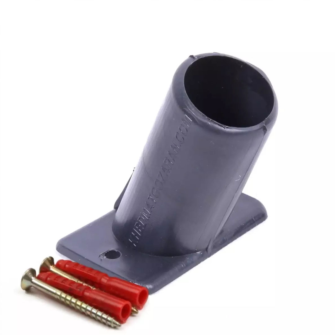 پایه پرچم پلاستیکی دیوار کوب - قطر 3 سانتی متر