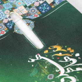 کاور دستمال کاغذی مخمل غدیر بهار هم عهدی - رنگ سبز