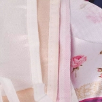 تصویر  ریسه ساتن پایین هلالی طرح امیرالمومنین