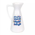 تصویر  گلدان  دسته دار طرح من گلی دارم که دنیا را گلستان میکند