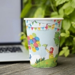 لیوان کاغذی طرح عید آمده در این جهان  خوشا به حال شیعان- نیمه شعبان