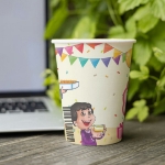 لیوان کاغذی طرح عید آمده در این جهان  خوشا به حال شیعان - نیمه شعبان