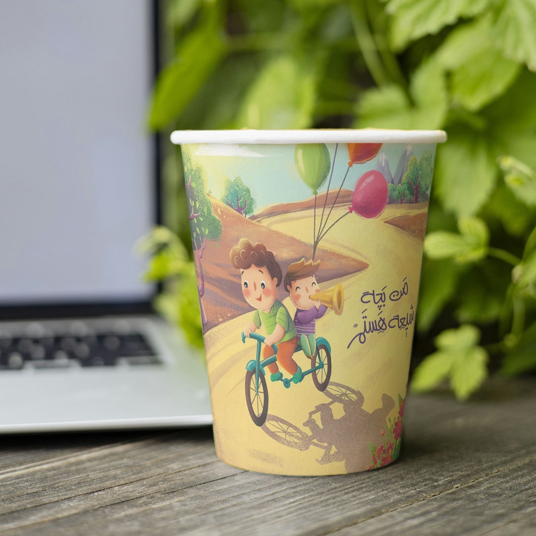 لیوان کاغذی من بچه شیعه هستم- غدیر