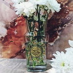 مدل گلدان بلور طرح یا اباصالح المهدی 16 سانتی نیمه شعبان | دیدار