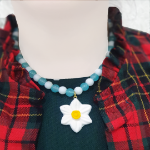 گردنبند با آویز گل نرگس