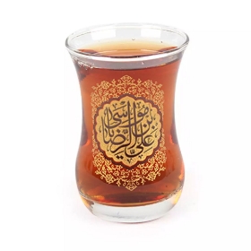 استکان کمر باریک طرح  السلام علیک یا علی بن موسی الرضا - دهه کرامت