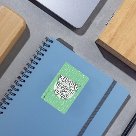 برچسب مستطیل طرح یا اباصالح المهدی - بسته 50 عددی